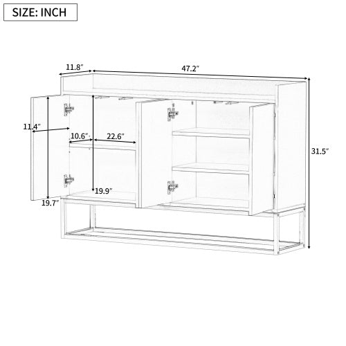 Modern Sideboard, Elegant Buffet Cabinet